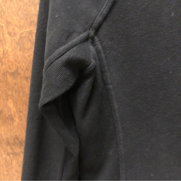 Black Zip Mock Neck - Picture 5 of 6